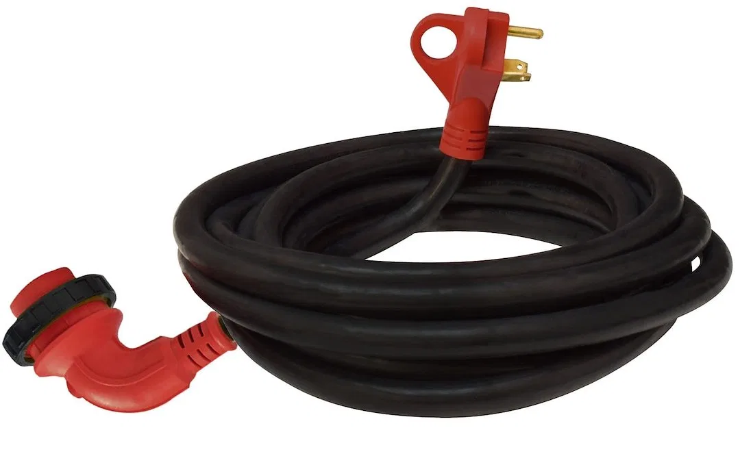 A10-3025ED90 – VALTERRA LLC Power Cord, Power Supply Cord 3 Prong Single 90 Degree Detachable Outlet With Locking Rin...
